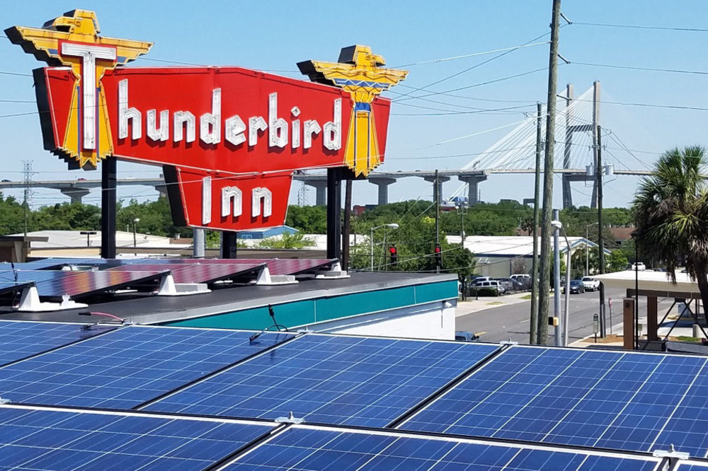 The Thunderbird Inn Savannah Exterior foto